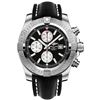 Breitling  Avenger Super Avenger II Black Calf Leather  Men Watch