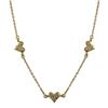 Image 1 : GOLD WHITE SHINY HEART
