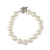 Image 1 : 10Mm Shell Pearl Bracelet With Cage -7.5