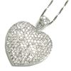 Image 1 : Sterling Silver-CZ Heart Pendant