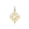 Image 1 : 14K PENDANT CAPITOL DETAIL WI (#6063PLAIN)