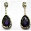 Image 1 : Amy Teardrop, Gold Over Sterling Silver Post Earrings