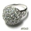 Image 1 : Sterling Silver-White Cz Ring