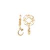Image 1 : GOLD WHEEL / INITIAL C DANGLE (#202D)