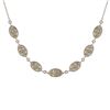 Image 1 : Sterling Silver Two Tone Necklace