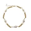 Image 2 : Gold Plated Multi Strand Fresh Water Pearls Necklace