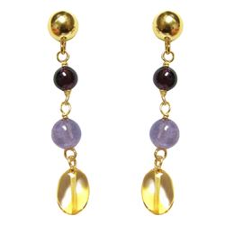 GD Garnet Earrings