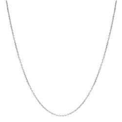 Silver Tone Brass Link Chain 18" 2"