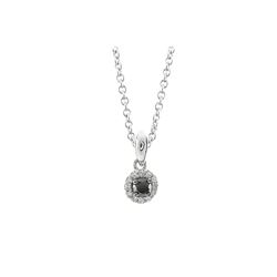 WG BLACK / WHITE DIAMOND PENDANT (#7784D-BLK)