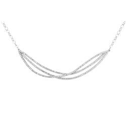 SS DIAMOND NECKLACE (#1049D)