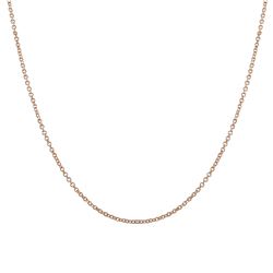 Rose Plated Brass Chain 36" Long