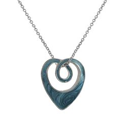 OPEN TWIST HEART PEND