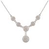 Image 1 : Sterling Silver CZ Y Necklace, 16
