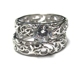 Ring Sterling Silver-SR-CZ