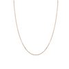 Image 1 : Rose Over Sterling Silver Diamond Cut Chain 18