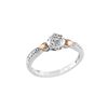 Image 1 : SS/PNKGOLD DIAMOND RING - Size 7 (#8912D)