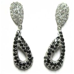 Sterling Silver-CZ Earrings