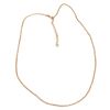 Image 1 : Rose Over Sterling Silver Link Chain 18