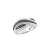 Image 1 : SS BLACK DIAMOND RING - Size 7 (#9452D-BLK)