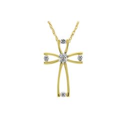 DIAMOND CROSS PENDANT (#7302D)