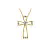 Image 1 : DIAMOND CROSS PENDANT (#7302D)