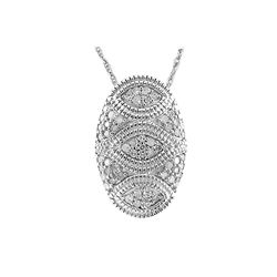 SS DIAMOND PENDANT (#8776D)