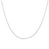 Image 1 : Rhodium Plated Sterling Silver, Link Thin Chain, 16