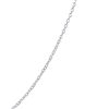 Image 2 : Rhodium Plated Sterling Silver, Link Thin Chain, 16