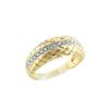 Image 1 : DIAMOND QUILTED STACK RING - Size 7 (#8858D)