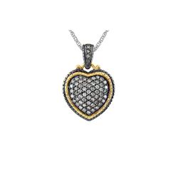 GOLDPLATED DIAMOND PENDANT (#7005D)