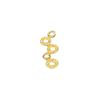 Image 1 : Gold Color Pendant Stacked Ovals