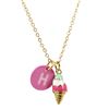 Image 1 : Ice Cream And Initial Necklace