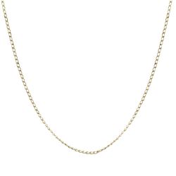 Gold Plated Sterling Silver Diamond Cut Chain 16"