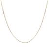 Image 1 : Gold Over Sterling Silver Diamond Cut Chain 18