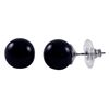 Image 1 : 12MM Blk Pearl Post Earing