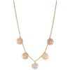Image 1 : Tri Color Balls Charms Necklace