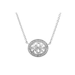SS DIAMOND NECKLACE (#884D)