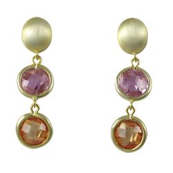 Gold CZ Earrings