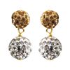 Image 2 : GF 6M And 8M Crystal Ball Earrings