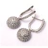 Image 1 : Sterling Silver- CZ Earrings