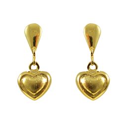 Gold Filled Heart Earrings