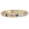 Image 1 : Tri Color Brass Bangle, 60Mm Wide