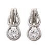 Image 1 : Sterling Silver CZ Earring