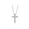 Image 1 : SS DIAMOND CROSS PENDANT (#7768D)