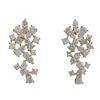 Image 1 : Gd, White CZ, Post Earrings
