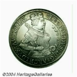 Archduke Leopold taler 1632, Hall mint Bust