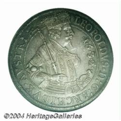 Archduke Leopold taler 1632, Hall mint Bust