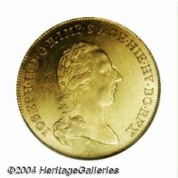 Austrian Netherlands. Joseph II Gold Souverain