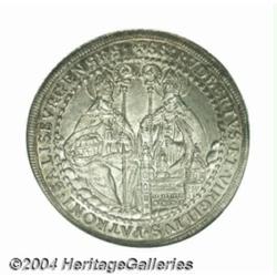 Salzburg. Johann Ernst 1/2 taler 1695, Arms