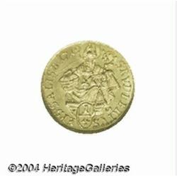 Salzburg. Franz Anton gold 1/4 ducat 1719,